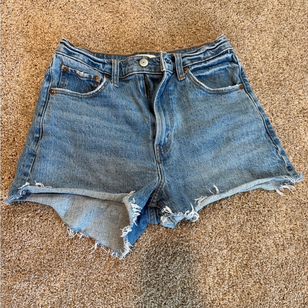 Abercrombie & Fitch Blue Jean Shorts